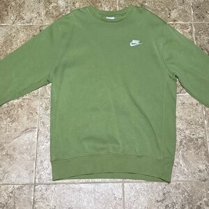 Small Green Nike Crewneck